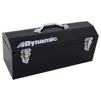Hip Roof Tool Box, 7" D x 19" W x 7-1/2" H, Black Moffatt Supply & Specialties