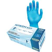 EDT&reg; Examination Gloves, Small, Nitech&reg;, 5-mil, Powder-Free, Blue, Class 2 Moffatt Supply & Specialties
