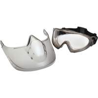 Lunettes de s&eacute;curit&eacute; Capstone Shield avec &eacute;cran facial amovible, Lentille Transparent, Antibu&eacute;e, Ventilation Directe/Ferm&eacute; Moffatt Supply & Specialties