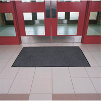Tapis Poly-Tuft, Essuie-pieds, 4' x 6' x 5/16", Charbon Moffatt Supply & Specialties
