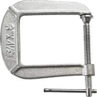 Light-Duty C-Clamp, 3" (76 mm) Capacity, 4-1/2" (114 mm) Throat Depth Moffatt Supply & Specialties
