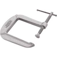 Light-Duty C-Clamp, 3" (76 mm) Capacity, 4-1/2" (114 mm) Throat Depth Moffatt Supply & Specialties