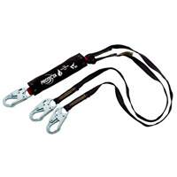 PRO Shock-Absorbing Lanyard, 4', Snap Hook Center, Snap Hook Leg Ends, Kevlar&reg; Moffatt Supply & Specialties