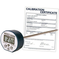 Thermometer with ISO Certificate, Contact, Digital, -40-450°F (-40-230°C) Moffatt Supply & Specialties