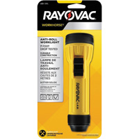 Workhorse Hanging Ring Flashlight, LED, 20 Lumens, D Batteries Moffatt Supply & Specialties