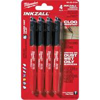 Inkzall Marker, Fine, Black Moffatt Supply & Specialties