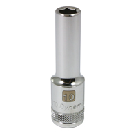 Douille m&eacute;trique, 10 mm, Prise 1/2", 6 pans, Profond Moffatt Supply & Specialties