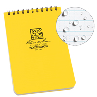 Pocket Top-Spiral Notebook, Soft Cover, Yellow, 100 Pages, 4" W x 6" L Moffatt Supply & Specialties