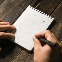 Pocket Top-Spiral Notebook, Soft Cover, Yellow, 100 Pages, 4" W x 6" L Moffatt Supply & Specialties