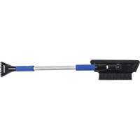 Snow Brush, Telescopic, EVA Foam Blade, 48" Long, Black/Blue Moffatt Supply & Specialties