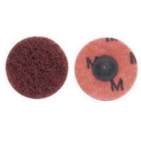 Disque de polissage PowerLock Abrasotex, 4" dia., Grain Moyen, Oxyde d'aluminium Moffatt Supply & Specialties