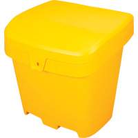 Salt & Sand Storage Bins, With Hasp, 21" x 27" x 26", 4.24 cu. ft., Yellow Moffatt Supply & Specialties