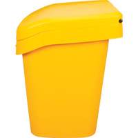 Salt & Sand Storage Bins, With Hasp, 21" x 27" x 26", 4.24 cu. ft., Yellow Moffatt Supply & Specialties