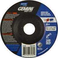 Meule, 4-1/2" x 1/4", Arbre 7/8", Oxyde d'aluminium, Type 27 Moffatt Supply & Specialties