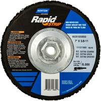 Disques &agrave; moyeu d&eacute;port&eacute; non tiss&eacute;s pour d&eacute;capage rapide Bear-Tex, 7" dia., Grain Extra grossier, Carbure de silicium Moffatt Supply & Specialties