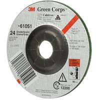 Green Corps Flexible Grinding Wheel, 5" x 1/4", 7/8" Arbor, Ceramic, Type 1 Moffatt Supply & Specialties