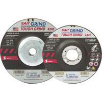 Meule A24T Tough Grind, 5" x 1/4", Arbre 7/8", Oxyde d'aluminium, Type 27 Moffatt Supply & Specialties