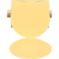 Disque abrasif dor&eacute; en rouleau de papier Stikit, 5" dia., Grain P180, Oxyde d'aluminium Moffatt Supply & Specialties