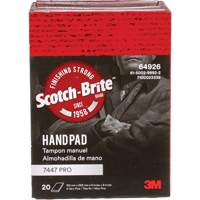 Scotch-Brite 7447 Hand Pads, Aluminum Oxide, 9" x 6", Very Fine Grit Moffatt Supply & Specialties