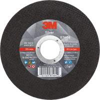 Silver Cut-Off Wheel, 4-1/2" x 0.04", 7/8" Arbor, Type 1, Ceramic, 13300 RPM Moffatt Supply & Specialties