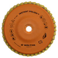 Disque &agrave; lamelles Instant Polish, 4-1/2" x 5/8"-11, Type 27, Grain Tr&egrave;s fin, Zirconium Moffatt Supply & Specialties