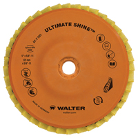 Disque &agrave; lamelles Ultimate Shine, 4-1/2" x 5/8"-11, Type 27, Grain Tr&egrave;s fin, Zirconium Moffatt Supply & Specialties