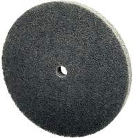 Scotch-Brite EXL Unitized Wheel, 3" x 1/4", 1/4" Arbor, Fine Grit, Silicon Carbide Moffatt Supply & Specialties