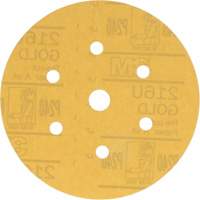 Disque de ponçage antipoussi&egrave;re Hookit, dia 6", Grain P240, Oxyde d'aluminium, Poids A Moffatt Supply & Specialties