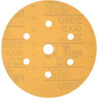 Disque de ponçage antipoussi&egrave;re Hookit, dia 6", Grain P180, Oxyde d'aluminium, Poids C Moffatt Supply & Specialties