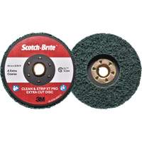 Scotch-Brite Clean & Strip XT Pro Extra Cut Disc, 4-1/2" Dia., Extra Coarse Grit, Aluminum Oxide Moffatt Supply & Specialties