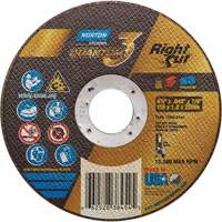 Quantum3 RightCut Cut-Off Wheel, 4-1/2" x 0.045", 7/8" Arbor, Type 1, Aluminum Oxide/Ceramic, 13580 RPM Moffatt Supply & Specialties