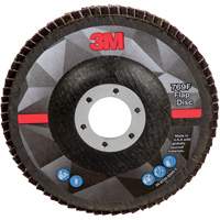 Disque &agrave; lamelles &agrave; changement rapide 769F, 5" x 7/8", Type 27, Grain 40+, C&eacute;ramique Moffatt Supply & Specialties
