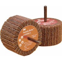 Combi Wheels, 3" Dia. x 1-3/4" W, 1/4" Arbor, Aluminum Oxide Moffatt Supply & Specialties