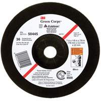Green Corps Depressed Centre Wheel, 7" x 1/8", 7/8" Arbor, Ceramic, Type 27 Moffatt Supply & Specialties