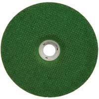 Green Corps Depressed Centre Wheel, 7" x 1/8", 7/8" Arbor, Ceramic, Type 27 Moffatt Supply & Specialties