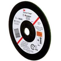 Green Corps Depressed Centre Wheel, 7" x 1/8", 7/8" Arbor, Ceramic, Type 27 Moffatt Supply & Specialties