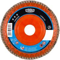 Premium LongLife Flap Disc, 4-1/2" x 7/8", Type 27, 120 Grit, Zirconium Moffatt Supply & Specialties
