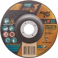 Quantum3 RightCut Cut-Off Wheel, 5" x 1/16", 7/8" Arbor, Type 27/42, Ceramic Alumina, 12225 RPM Moffatt Supply & Specialties