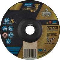 Quantum3 Grinding & Cutting Wheel, 6" x 1/8", 7/8" Arbor, Type 27, 24 Grit, Ceramic Alumina Moffatt Supply & Specialties