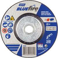 Meule XXL BlueFire, 4-1/2" x 1/4", Arbre 5/8", C&eacute;ramique d'alumine, Type 27 Moffatt Supply & Specialties