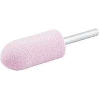 Vitrified Bond Mounted Point, A11, Aluminum Oxide, 7/8" Dia., 2" L, 80 Grit Moffatt Supply & Specialties