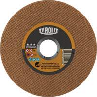 Meule &agrave; tronçonner de premi&egrave;re qualit&eacute;, 4-1/2" x 0,06", Arbre de 7/8", Type 1, Oxyde d'aluminium, 13 300 Tr/min Moffatt Supply & Specialties