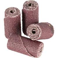 341D Sanding Cartridge Roll, 80 Grit, 1/2" Dia., Aluminum Oxide, 1" L, 1/8" Arbor Moffatt Supply & Specialties