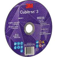 Cubitron 3 Cut-Off Wheel, 6" x 0.045", Type T27, Ceramic, 10200 RPM Moffatt Supply & Specialties