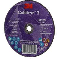 Meule &agrave; tronçonner Cubitron 3, 4" x 1/8", Arbre de 3/8", Type T1, C&eacute;ramique, 21000 Tr/min Moffatt Supply & Specialties