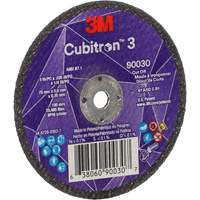 Cubitron 3 Cut-Off Wheel, 3" x 0.035", 1/4" Arbor, Type T1, Ceramic, 21000 RPM Moffatt Supply & Specialties