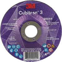 Cubitron 3 Cut-Off Wheel, 4-1/2" x 1/8", 7/8" Arbor, Type T27, Ceramic, 13300 RPM Moffatt Supply & Specialties