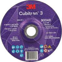 Meule &agrave; tronçonner Cubitron 3, 6" x 0,045", Arbre de 7/8", Type T27, C&eacute;ramique, 10 200 Tr/min Moffatt Supply & Specialties