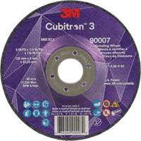 Cubitron 3 Depressed Centre Grinding Wheel, 5" x 1/4", 7/8" Arbor, Ceramic, Type T27 Moffatt Supply & Specialties