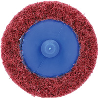 Disque de pr&eacute;paration de surface non tiss&eacute; &agrave; rechange rapide Bear-Tex Vortex, 2" dia., Grain Moyen, Oxyde d'aluminium Moffatt Supply & Specialties